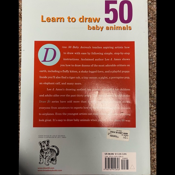 “Draw 50 Baby Animals” by Lee J. Ames - Picture 2 of 6